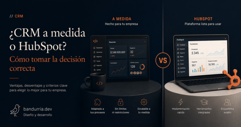 crm a medida o hubspot, como tomar la decision correcta