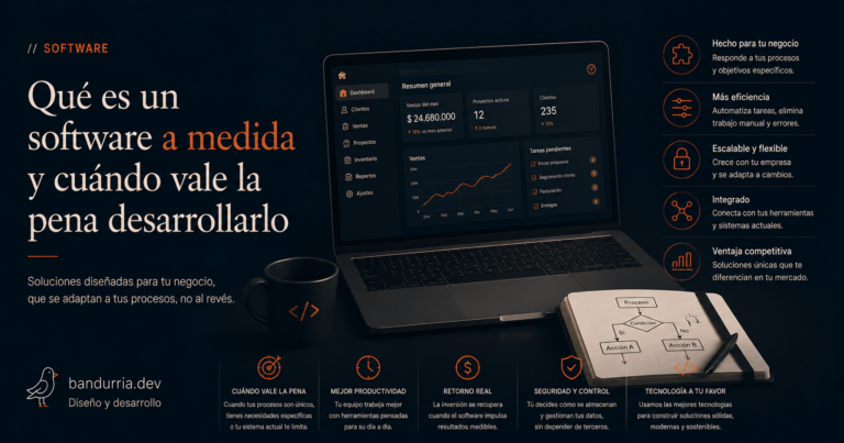 qué es un software a medida y cuánto vale la pena desarrollarlo